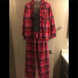 Gilligan & O’Malley Women’s flannel pajama set S